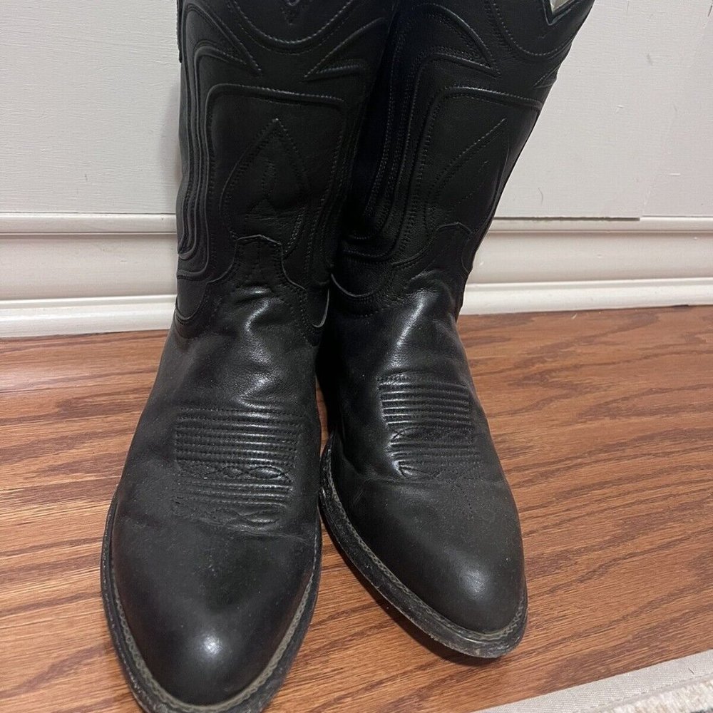 Tecovas Men’s Boots The Cartwright Size 11D jet black Worn Once